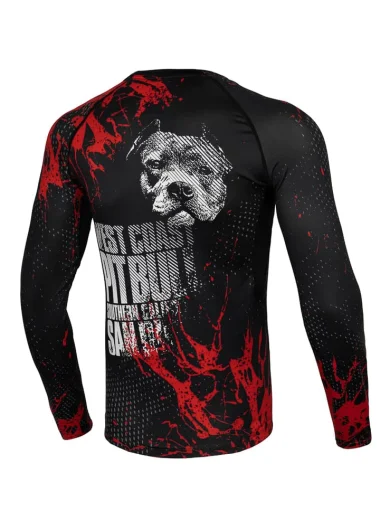 BLOOD DOG 2 Black Longsleeve RASH GUARD - Slika 2