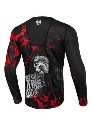 BLOOD DOG 2 Black MESH Longsleeve - Slika 2