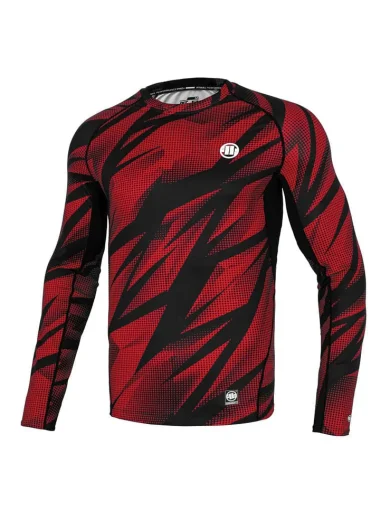 DOT CAMO 2 Red Longsleeve RASH GUARD