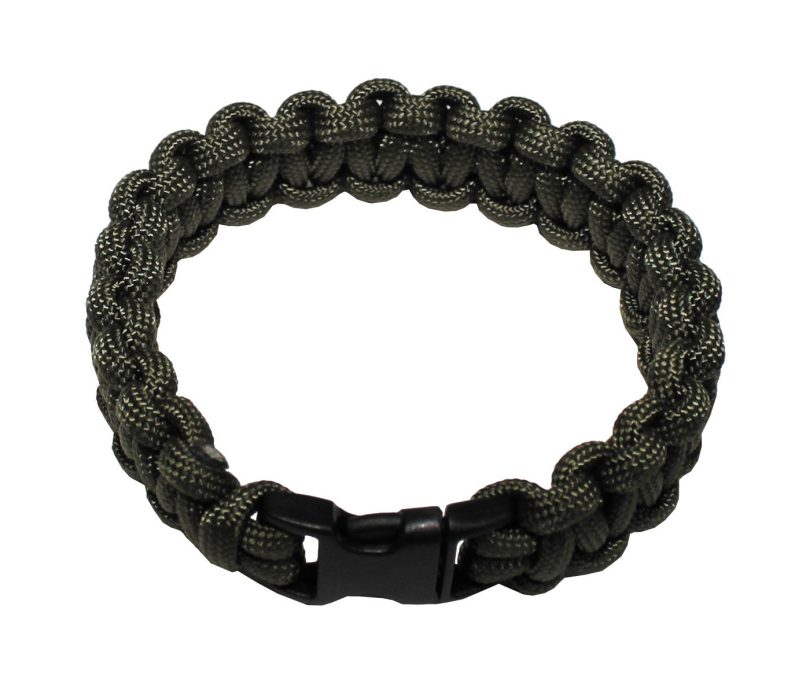 Narukvica, paracord - green