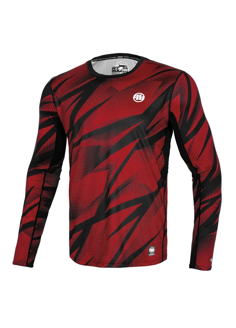DOT CAMO 2 Red MESH Longsleeve