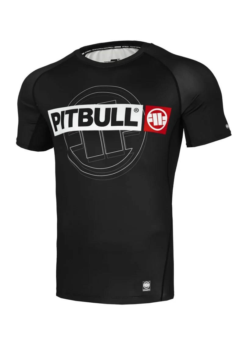 HILLTOP SPORT Black RASH GUARD