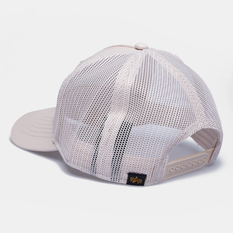 Kapa, ALPHA IND. Basic Trucker Cap jet stream white - Slika 2